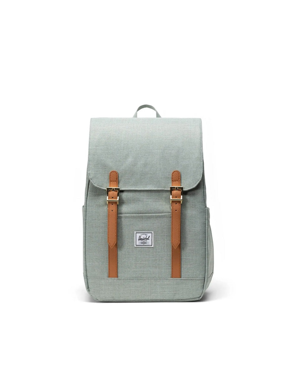 Herschel Retreat Mini Backpack in Iceberg Green Crosshatch