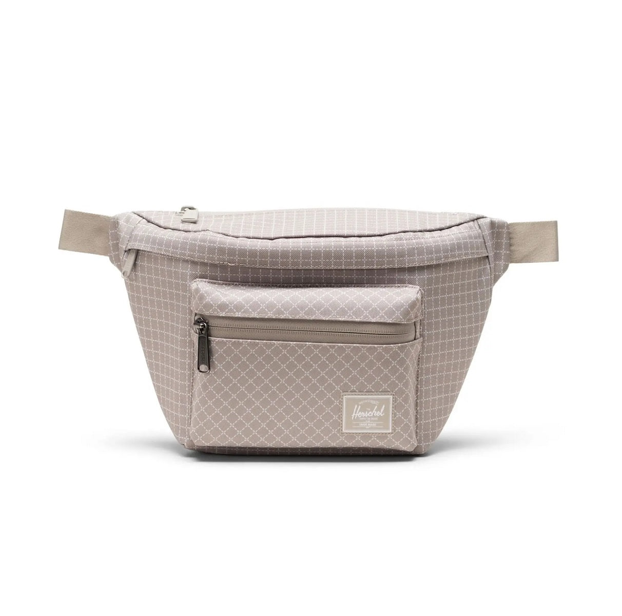Pop Quiz Hip Pack in Grid - London Fog