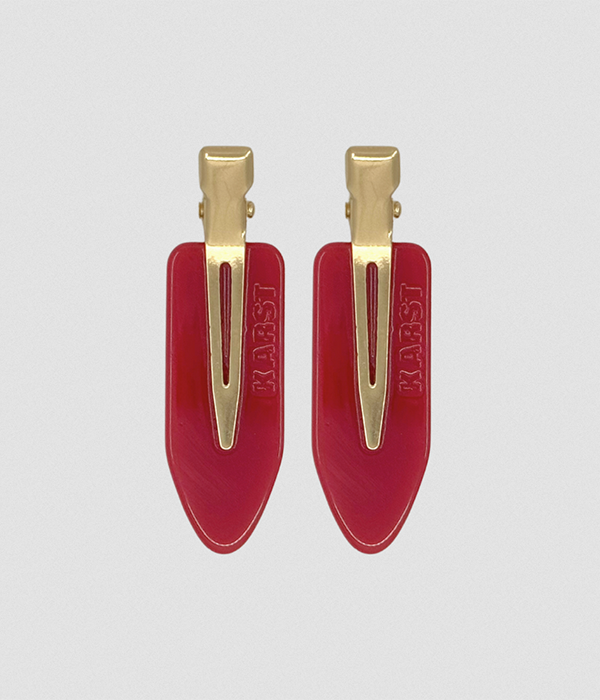 Womens Creaseless Clips (Set of 2) — Maraschino