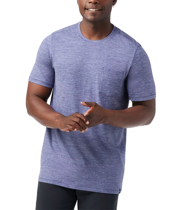Mens Merino Hemp Blend Pocket Tee