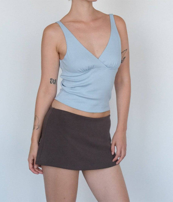 Womens Aria Mini Skirt w/ Built in Shorts