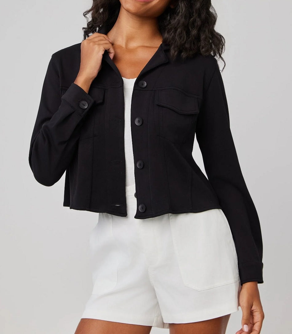 Womens Coco Cropped Jacket in Black