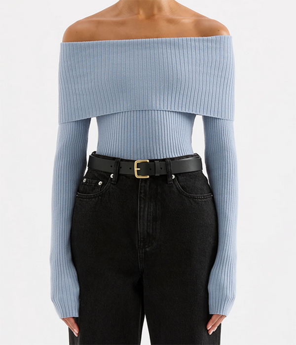 Womens Krishna Off Shoulder Knit