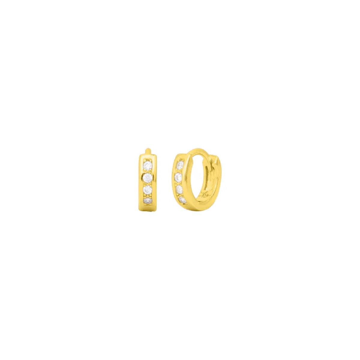 Womens Daphne Huggies Gold