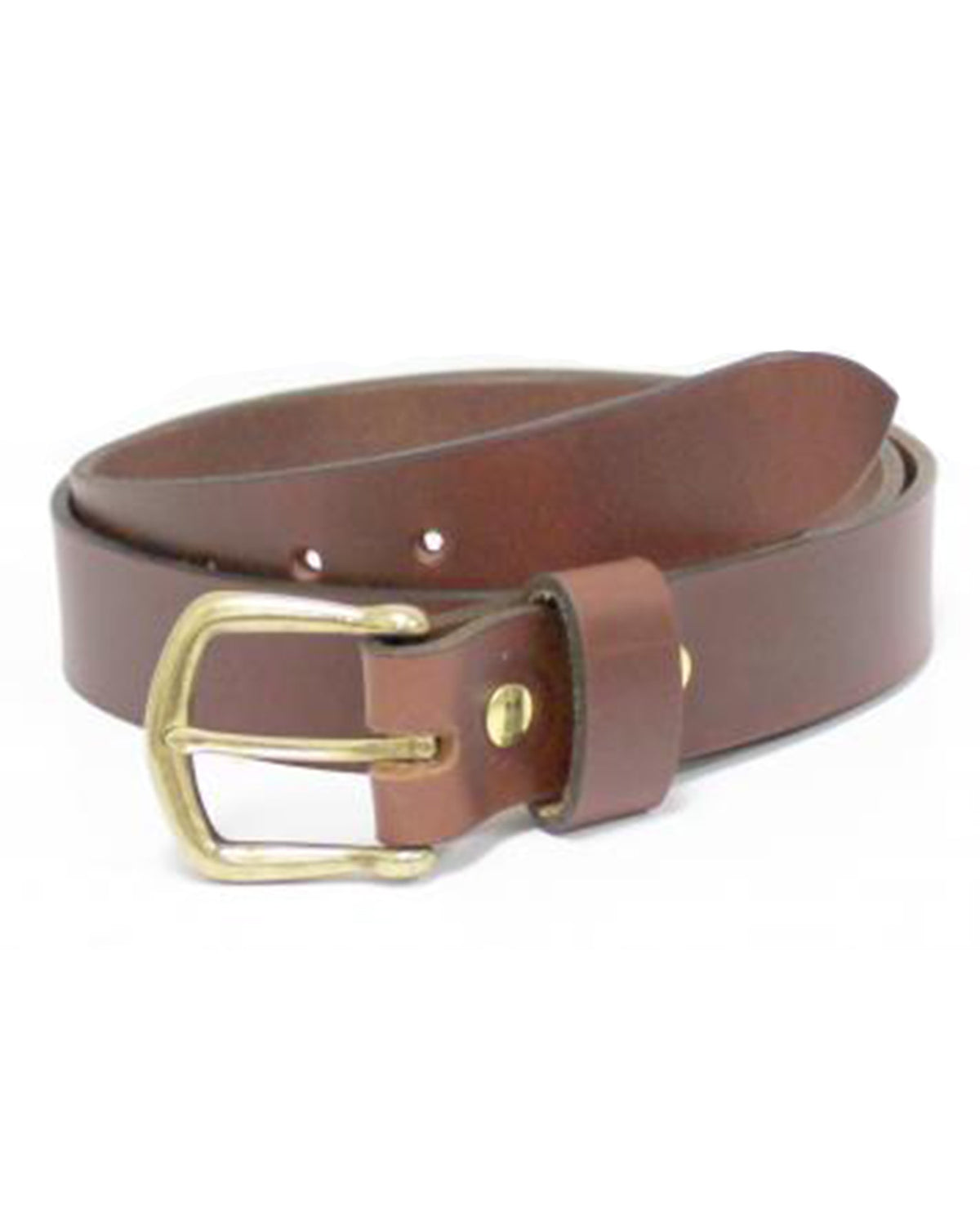 BISON DESIGNS 38MM Shackleton Leather Belt in Mesa Brown