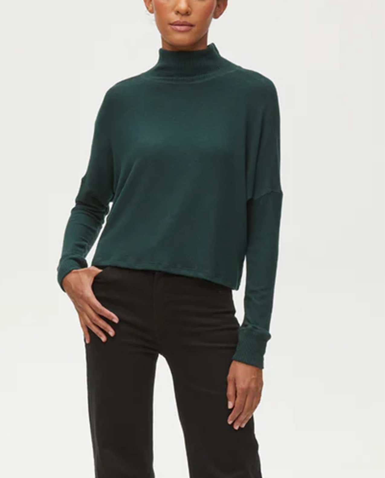 Womens Frida Mock Neck Top