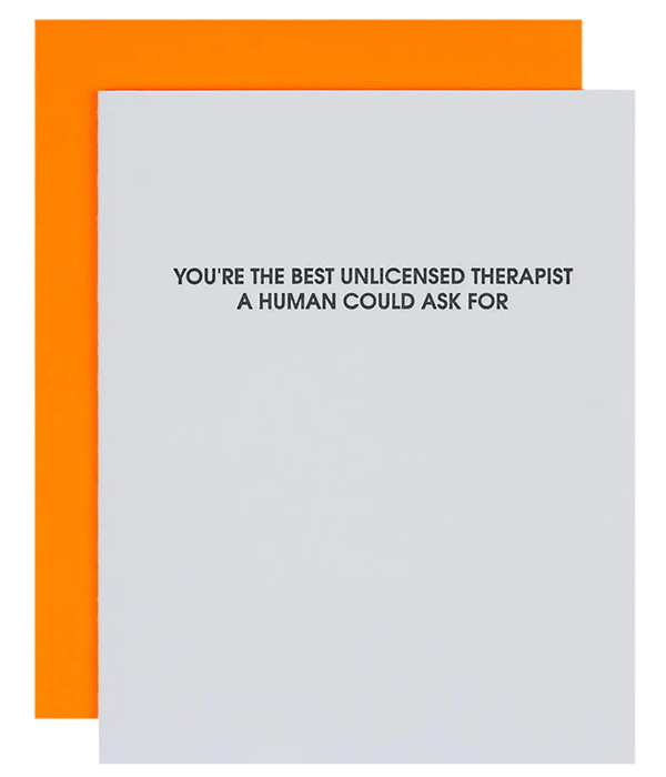 Unlicensed Therapist Card