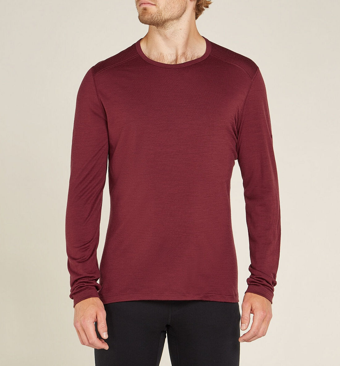ICEBREAKER Mens 200 Oasis Long Sleeve Crew