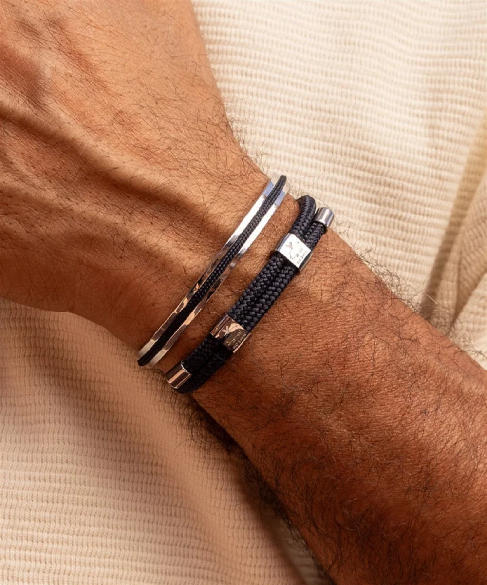 PIG AND HEN Little Lewis DBL in Navy | Silver