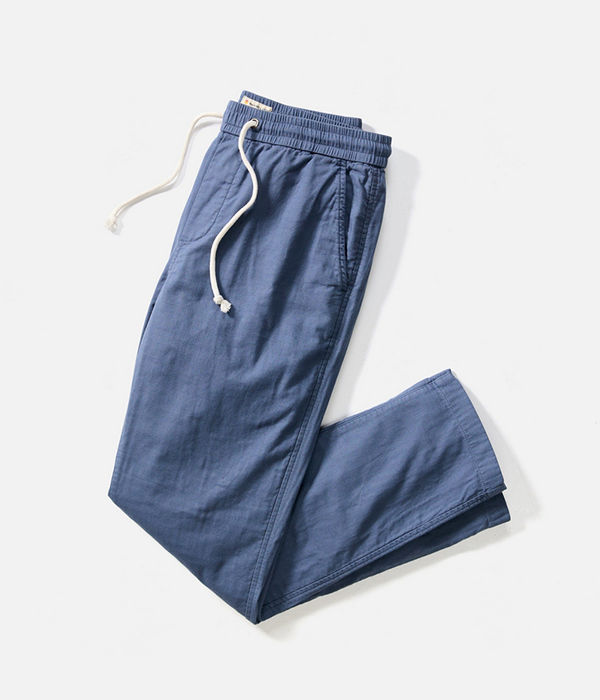 Mens Saturday Stretch Beach Pant - Athletic Fit in French Blue
