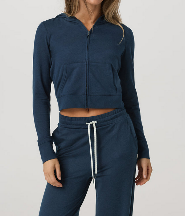 Womens Halo Mini FZ Hoodie