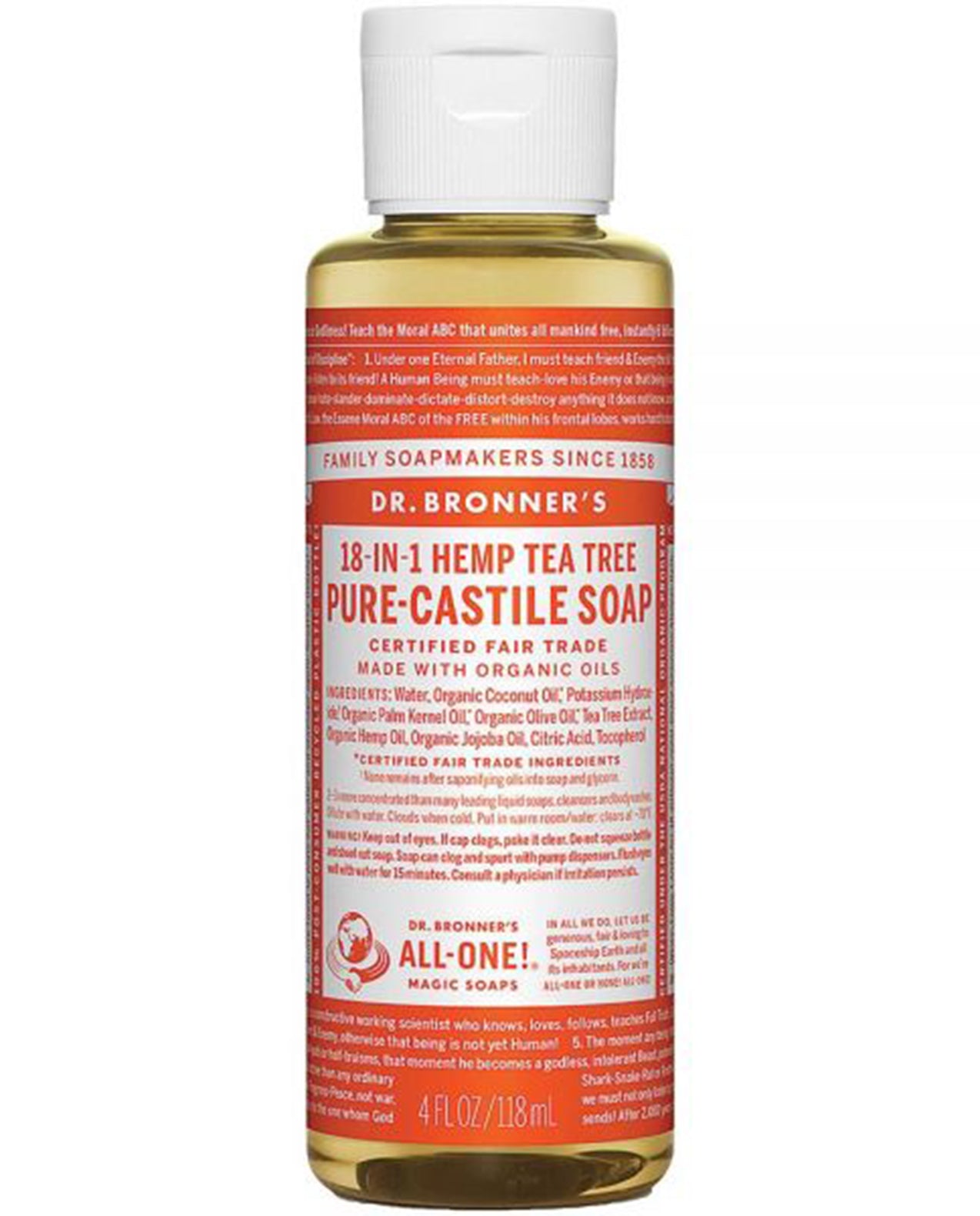 Dr. Bronner's Tea Tree 4oz