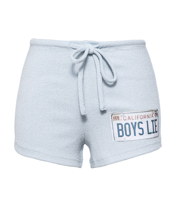 Womens Drivers License Micro Short in Blue