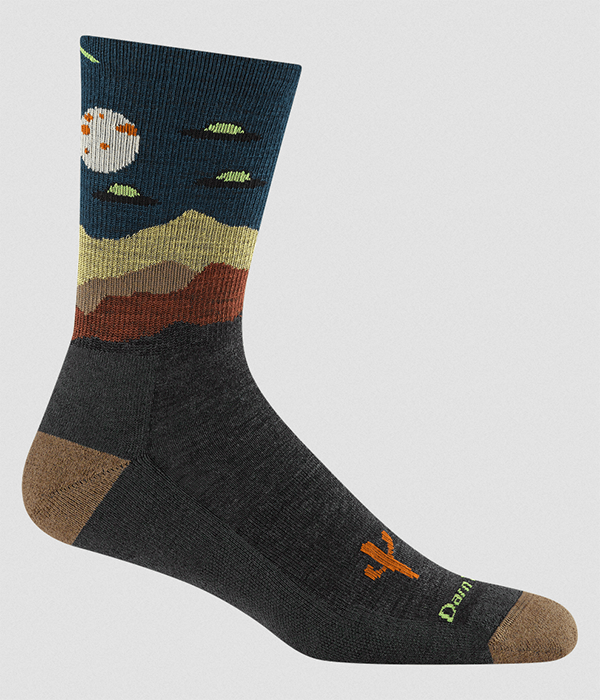 Mens Spaced Out Micro Crew Lightweight With Cushion