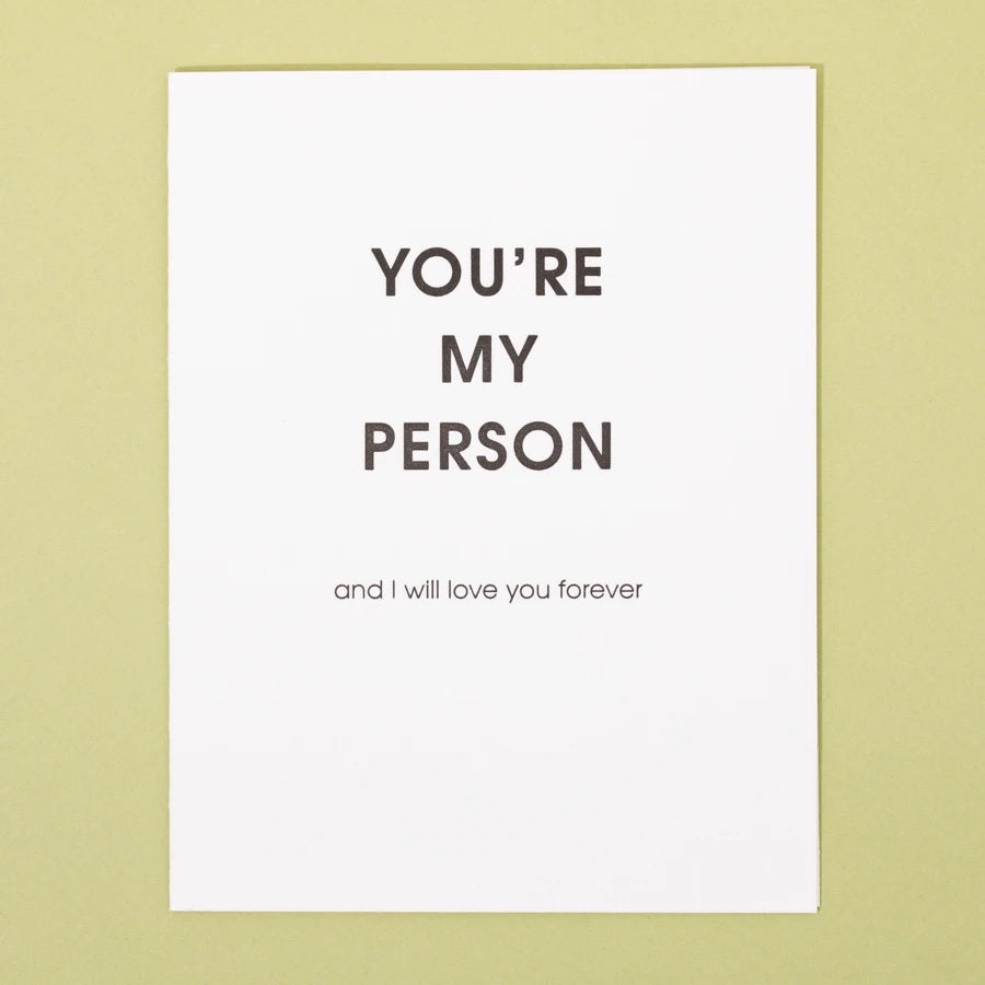 You're My Person Card