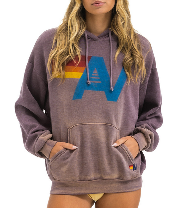 Womens Vintage Logo Pullover Hoodie - Relaxed