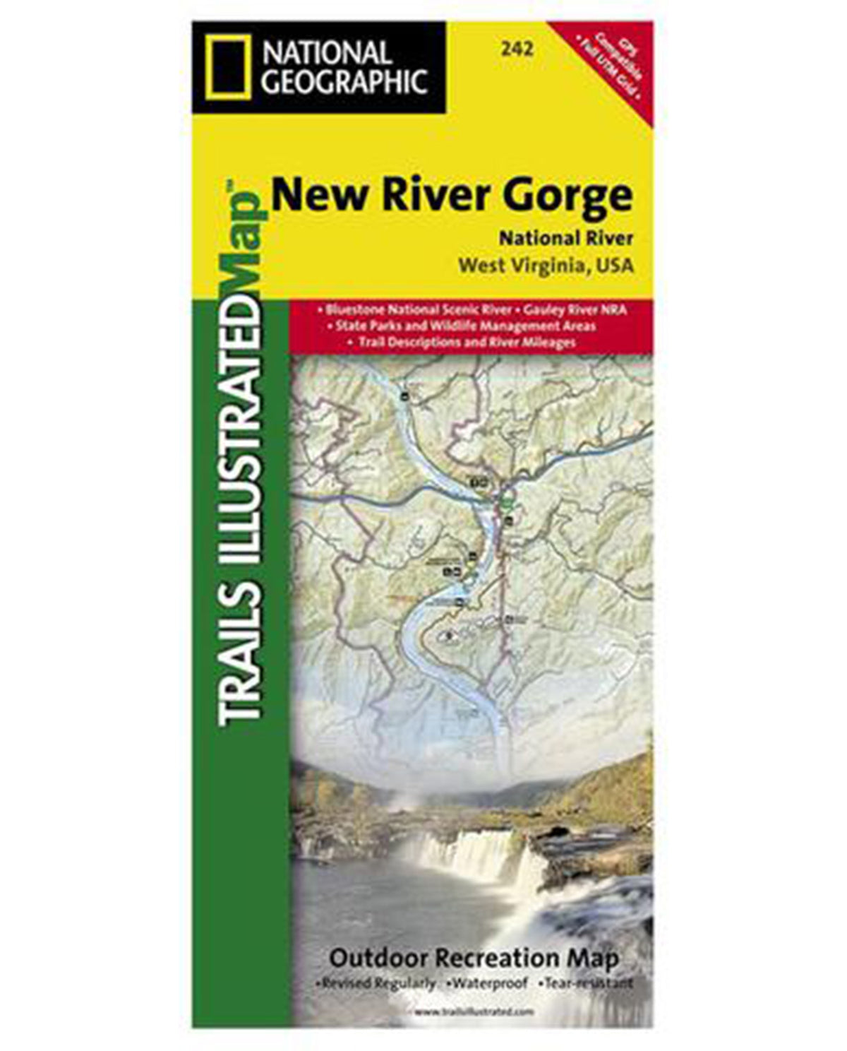 NATIONAL GEO MAPS New River Gorge #242