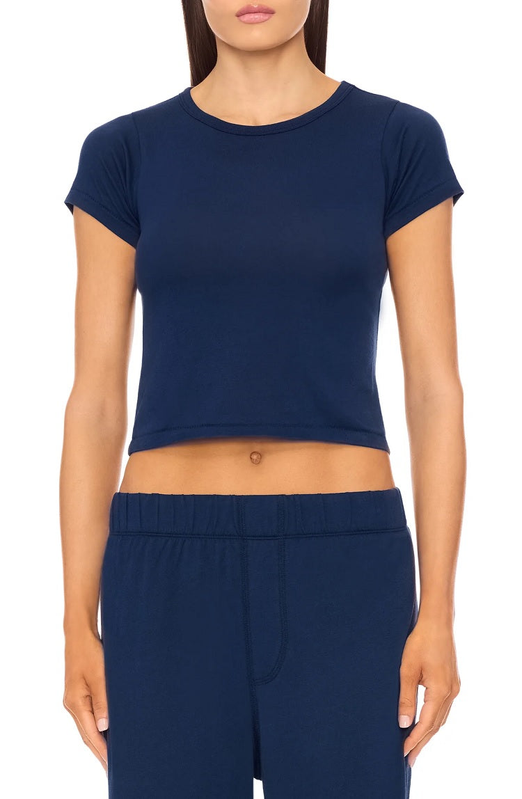 Womens Short Sleeve Baby Tee