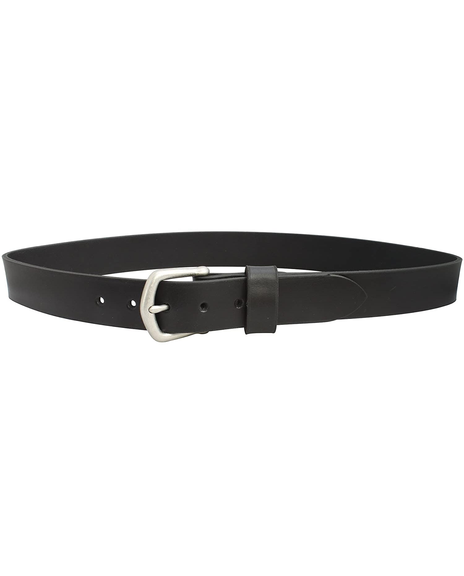 BISON DESIGNS 32mm Shackleton Leather Belt in Black