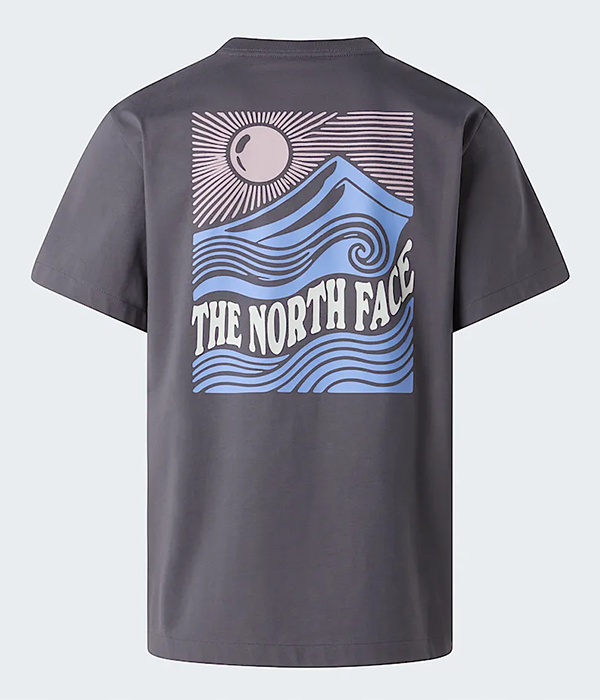 Mens Mountain Escape Relaxed Short-Sleeve Tee—Graphic