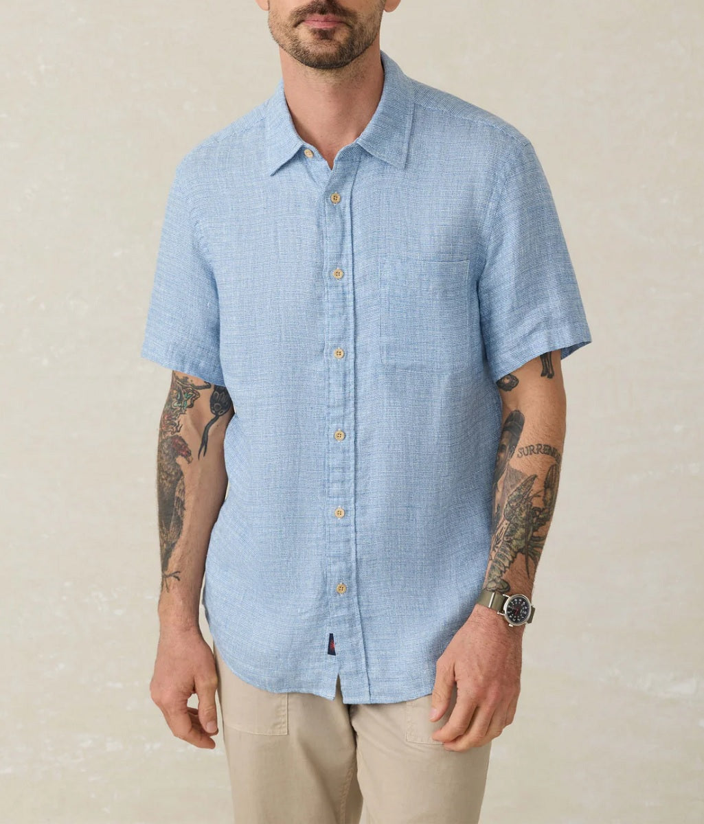 Mens SS Palma Linen Shirt