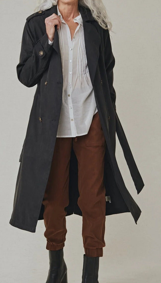Womens Bella Dahl Trench Coat