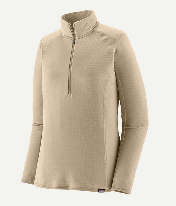 Womens Cap Thermal Weight Zip Neck
