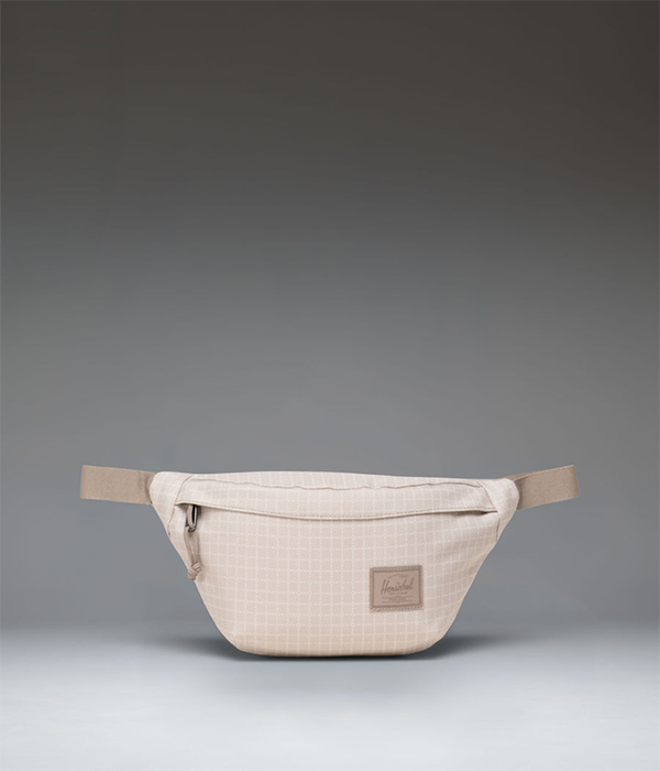 Herschel Classic Hip Pack in Grid Pelican/Roasted Cashew