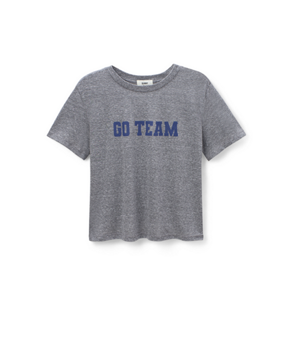 Womens Go Team - Everyday Tee in Heather Grey