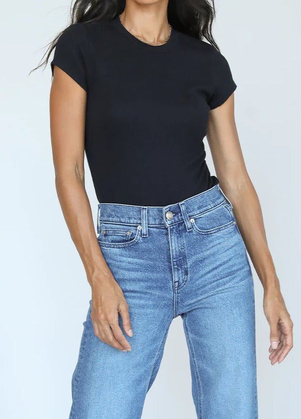 Womens Ribbed Baby Tee