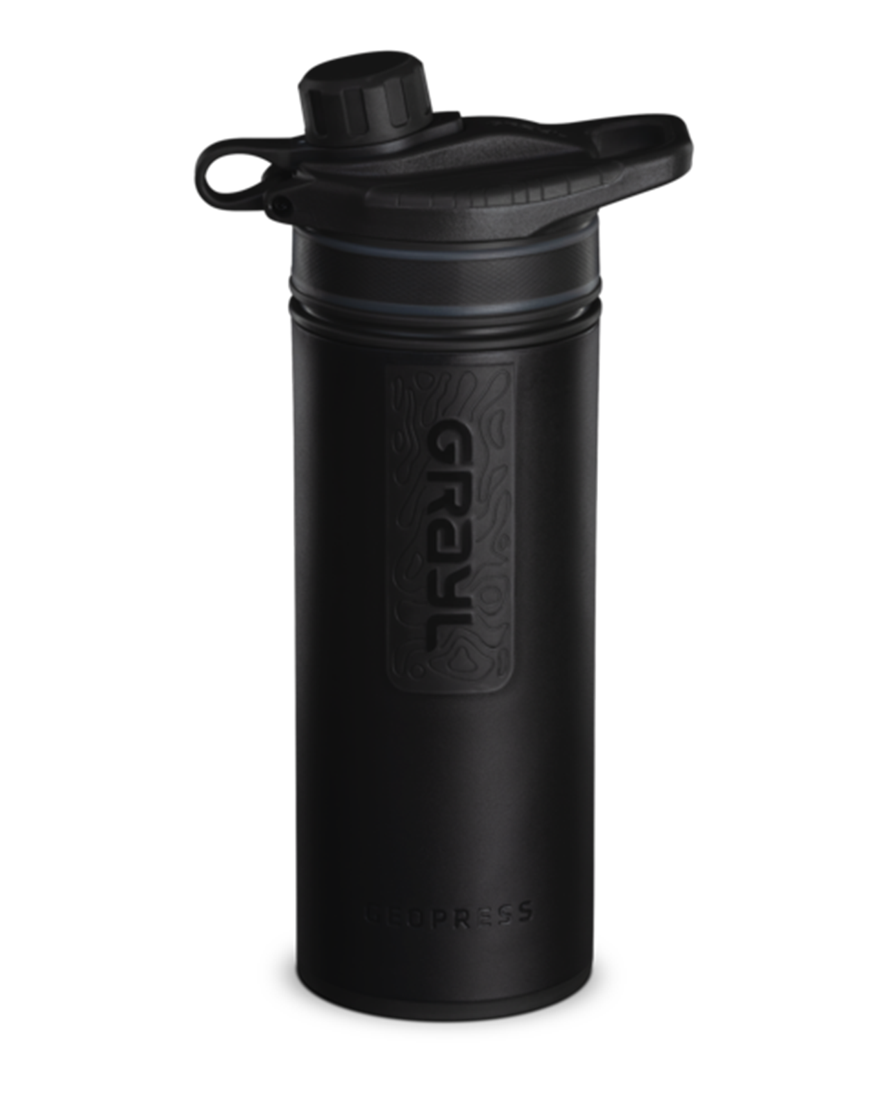 GRAYL 24oz GeoPress Purifier Bottle in Covert Black