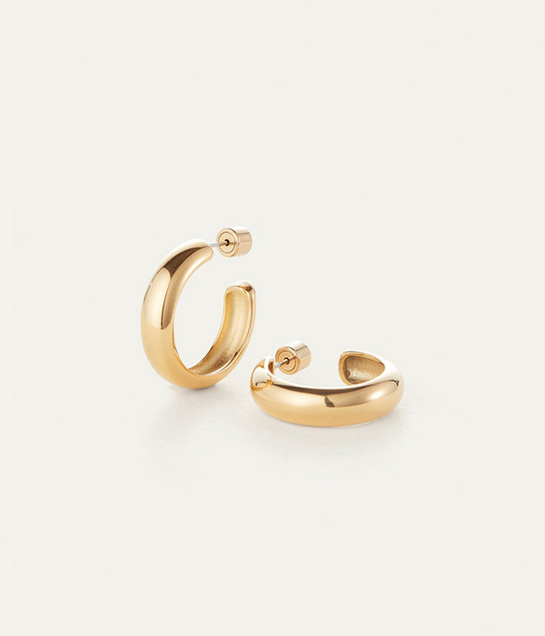 Womens Staple Hoops Medium