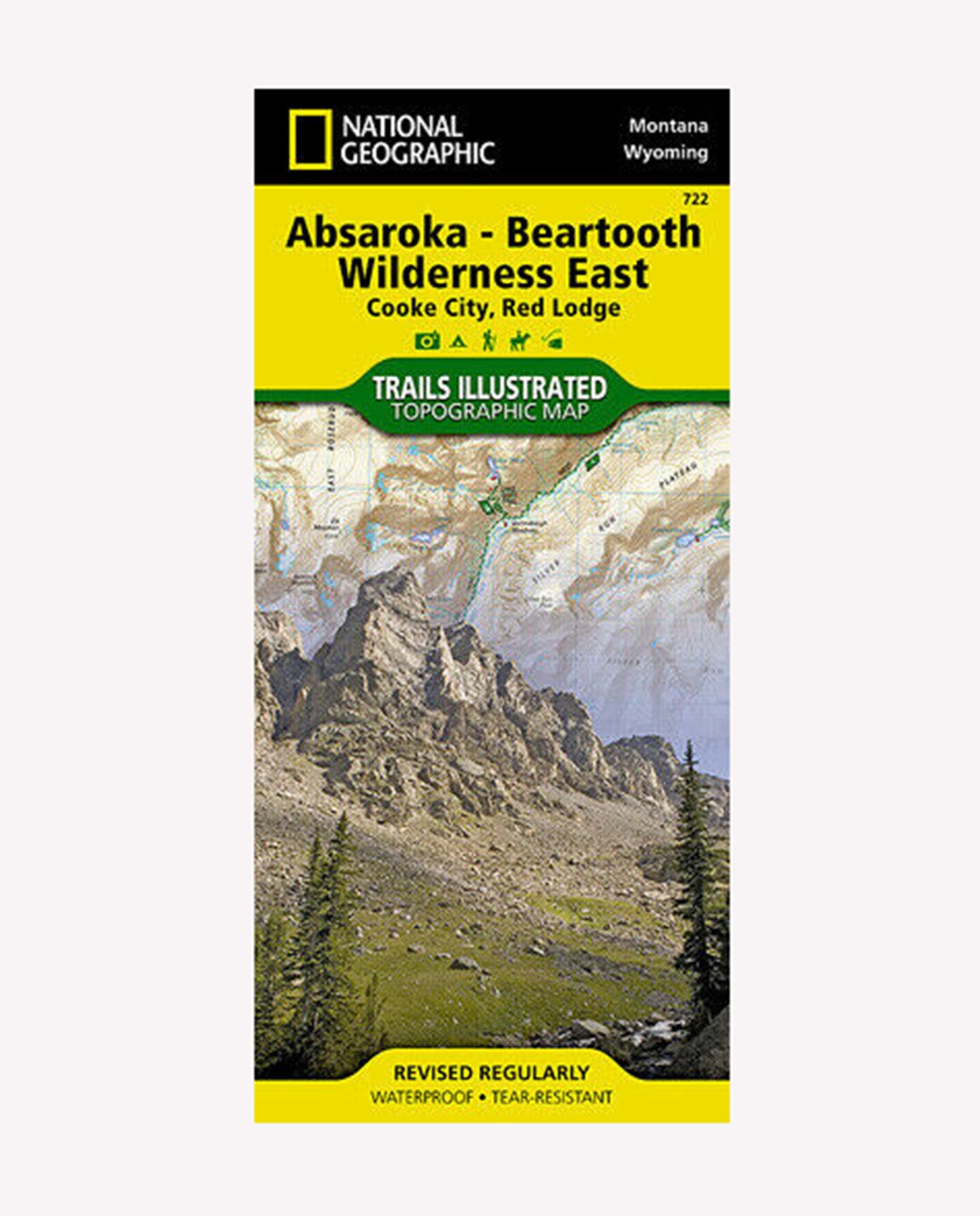 NATIONAL GEO MAPS Absaroka-Beartooth East #722