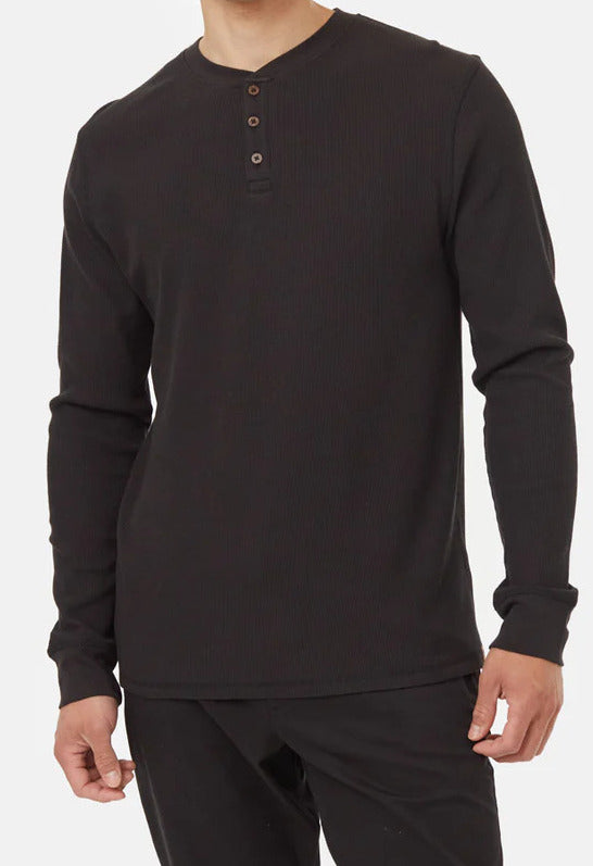 Mens TreeWaffle Henley Longsleeve
