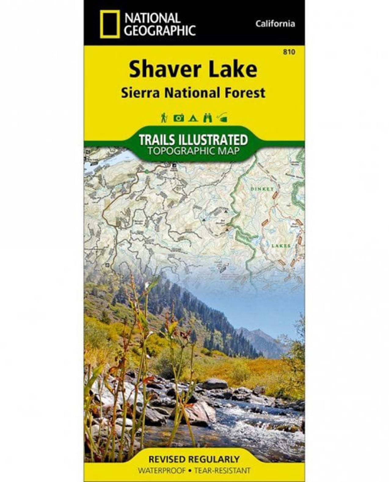 NATIONAL GEO MAPS Shaver Lake/Sierra Nat. Forest CA