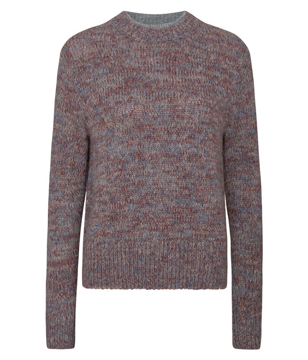 Womens Vince Marled Crew Neck