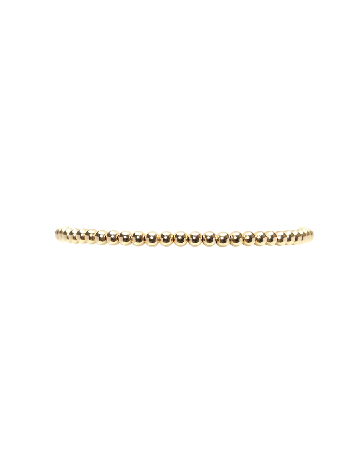 3mm Yellow Gold Filled Bracelet 6.25in