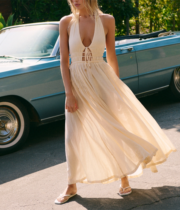 Womens Angel Maxi Dress