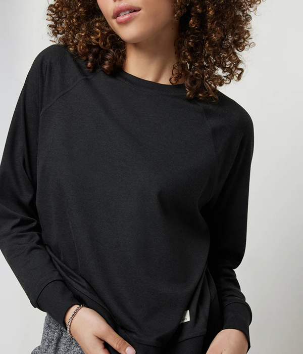 Womens L/S Halo Crew
