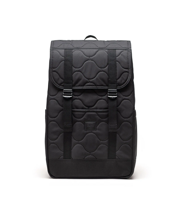Herschel Retreat Quilted Capsule Backpack in Black