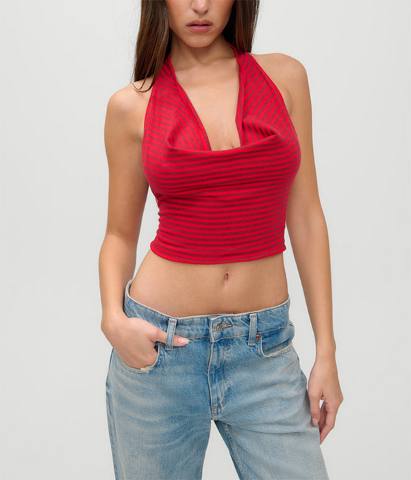 Womens Briar Cloud Knit Halter Top