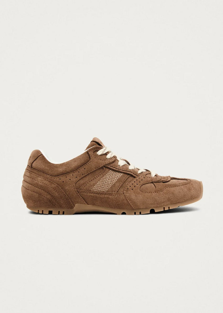 Womens Tb.56 Suede Brown Leather Sneakers