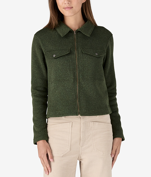 Womens Better Sweater Zippered Chore Jacket