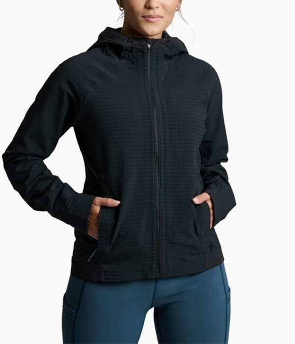 Womens Skramblr Grid Fleece