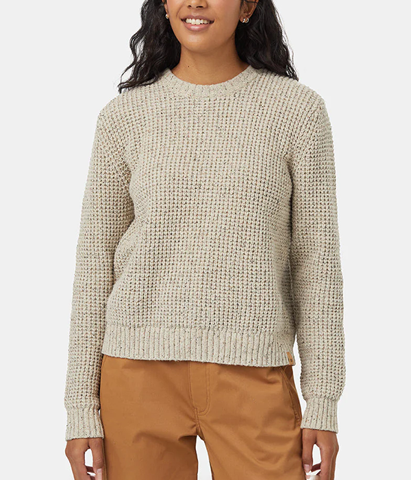 Womens Highline Nep Crew Sweater