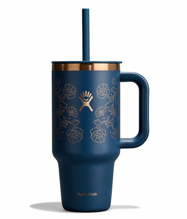 Limited Edition 32oz Travel Tumbler in Western Dark Blue