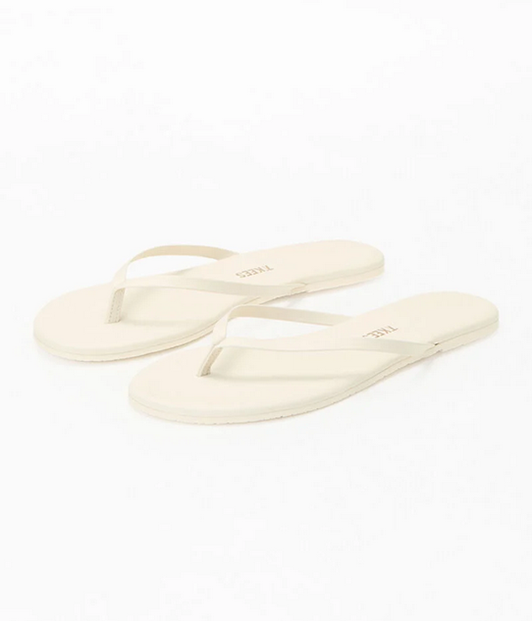 Womens Solids Sandal in Cream