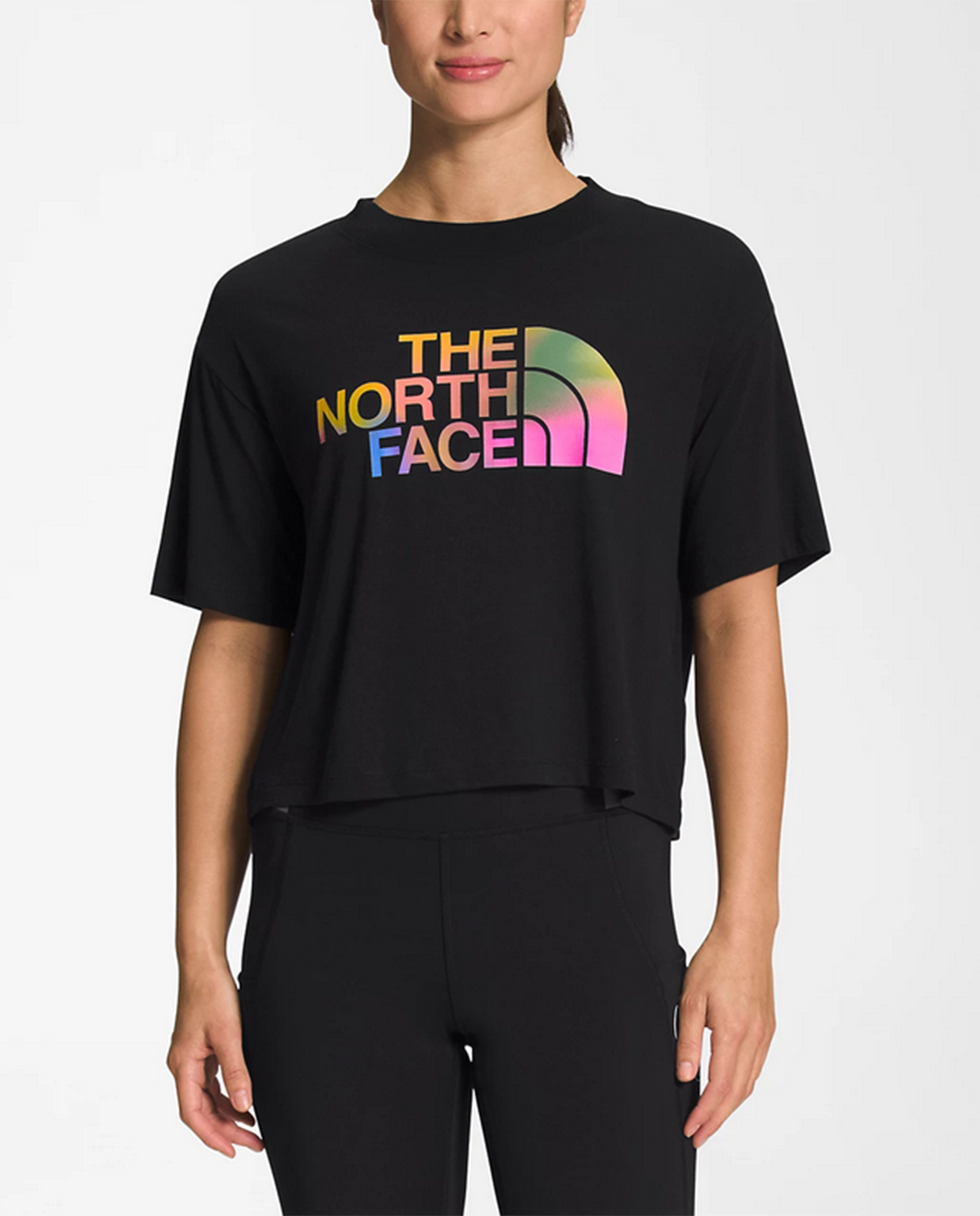 Womens S/S Half Dome Crop Tee