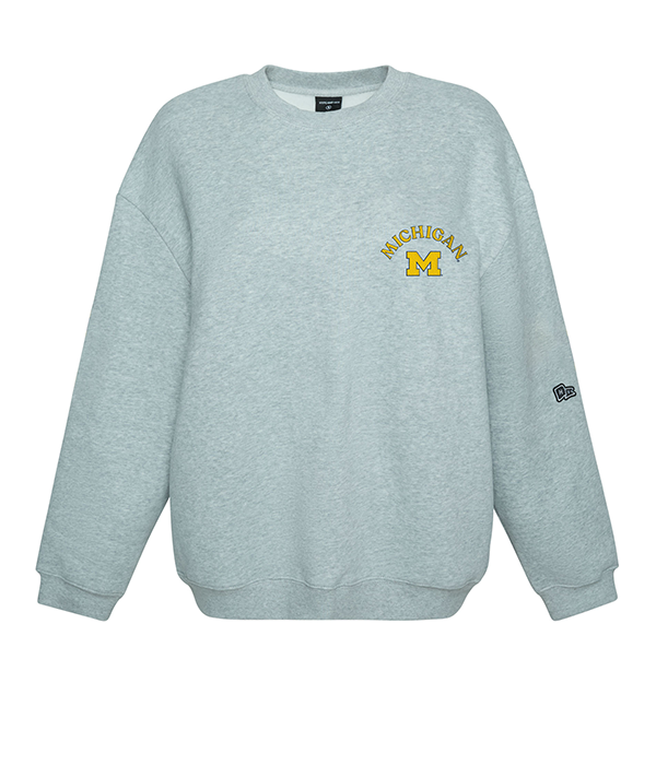 Womens Michigan Oversized Crewneck