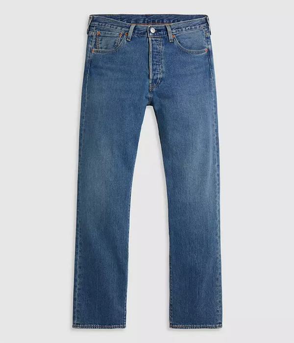 Mens 501 Levis Original in Never Settle Stretch